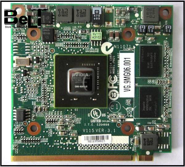 GeForce-9300M GS 9300MGS MXM II DDR2 256MB 4730 ..